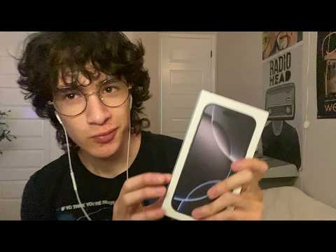 ASMR iPhone 16 Pro Unboxing!!! 💤