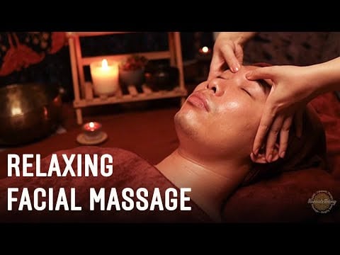 ASMR Professional Facial Massage w/ Tibetan Singing Bowl Sounds | I Look 10 Years Younger
