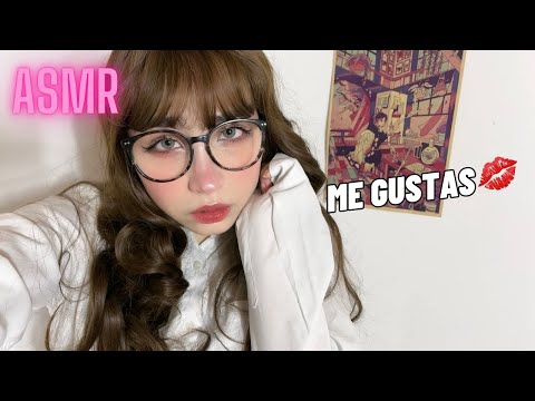 ASMR| La Chica Tímida DEL SALÓN se te DECLARA 💕 SOFT SPOKEN