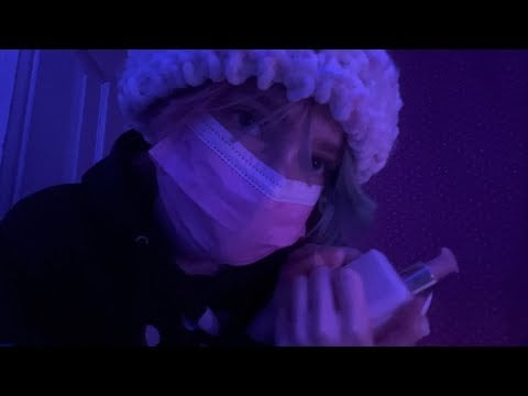 face mask asmr (rambling+tapping ^w^)