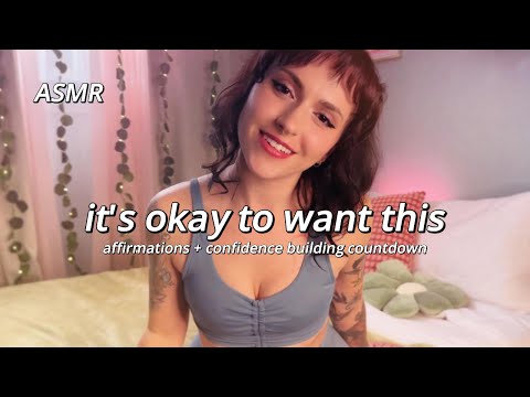 ASMR | Positive Affirmations + Relaxing Countdown | You're Safe. You're Strong. You're Not Alone!
