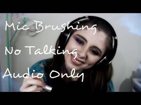 [ASMR] Microphone Brushing-Audio Only-No Talking-Sem Falar