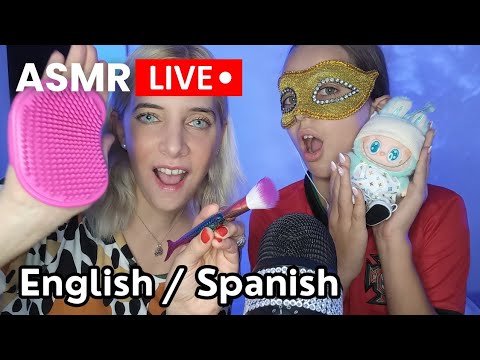 ASMR EN VIVO! PARA DORMIR RÁPIDO 😴 Español & English