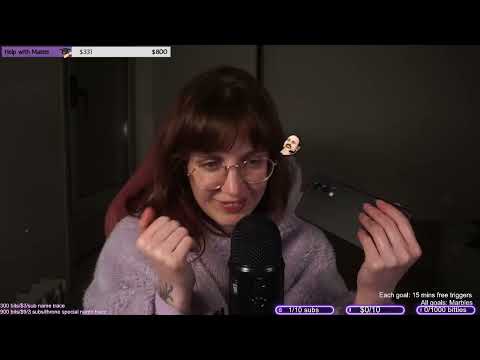 ASMR Sounds and whispers to fall asleep