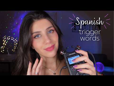 ASMR • Clicky Spanish Trigger words for DEEP SLEEP