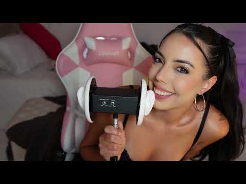 ASMR 3DIO SLOW EAR LICKING no talking