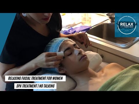 Facial Massage For Women | Soft Spa Techniques | Soothing ASMR