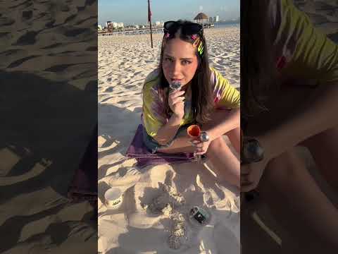 Slime de arena #slime #diy #playa #asmr