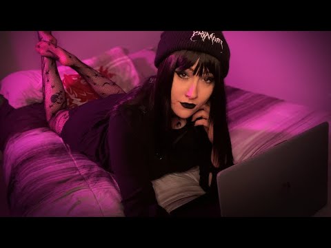 ASMR | College Goth Girl Is OBSESSED With You!