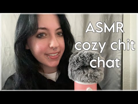 ASMR Cozy Whisper Ramble ~ fast, up close