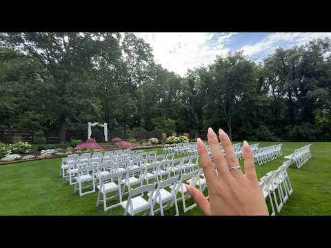 ASMR around a Wedding Venue 💍🌳