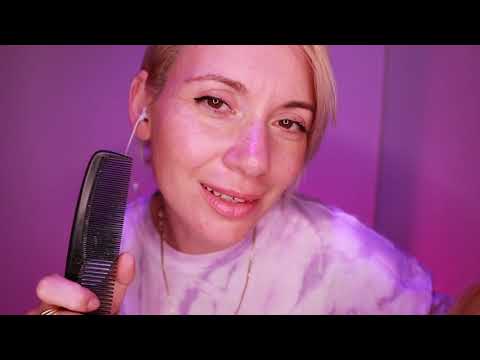 ASMR SUOMI - Harjaan SUN hiukset ROLEPLAY