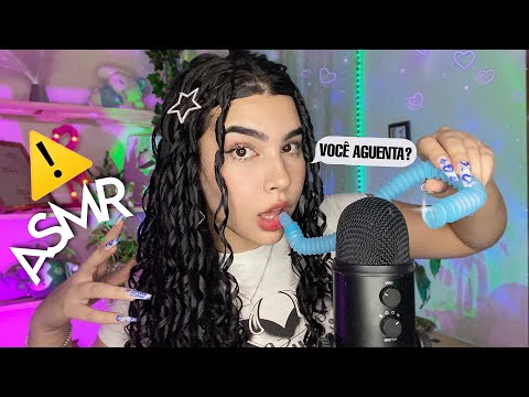 ASMR COM A SENSIBILIDADE NO TALO, DUVIDO QUE VOCÊ AGUENTA! 😵⚠️