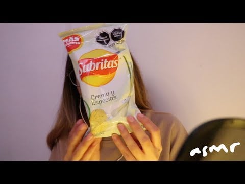 ASMR comiendo mis papas favoritas 🥔+ chisme claro k zi