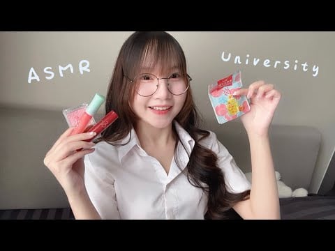 ASMR get ready to the university 🐰 แต่งหน้าไปมหาลัยกันค่า ☀️💗