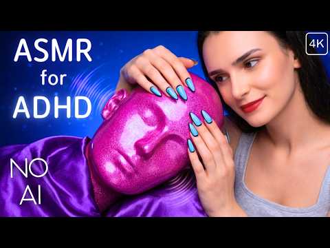 ASMR for ADHD 🩷 Changing Triggers Every 30 SECONDS 😴 Scratching , Tapping , Massage etc NO TALKING