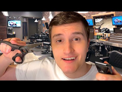 [ASMR] Relaxing Barbershop Haircut Roleplay ✂️ 💈