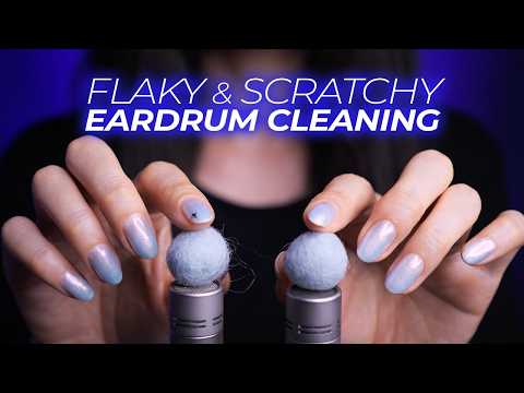 ASMR Flaky & Scratchy Eardrum Cleaning for People Who Like Rough and Intense Sounds (No Talking)