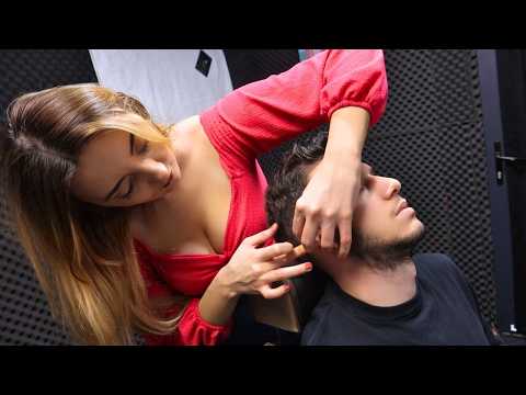 ASMR MASSAGE ✨ Gentle Finger Touches All Over the Head