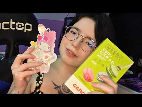ASMR - Experimentando docinhos asiáticos 🍡🌷 (fala suave)