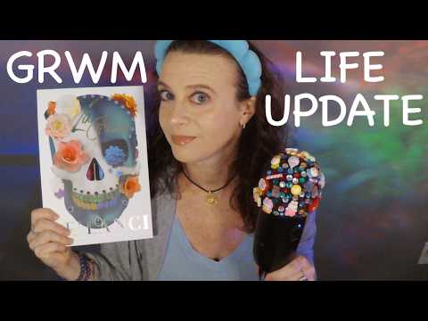 ASMR Gum Chewing GRWM | Life Update Cruise Story Time | Whispered Ramble