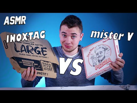 ASMR : DEGUSTATION PIZZA DE INOXTAG VS MISTER V  !