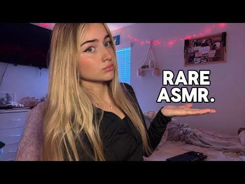 ASMR Rare/Odd Triggers That Will Cure Tingle Immunity. (anticipatory, fast and aggressive)