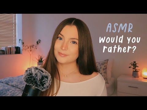 ASMR Pure Up-Close Whispering • Would You Rather? (Ramble)