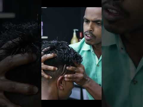 Hard Working Barber Head Massage And Neck Cracking ASMR #shorts