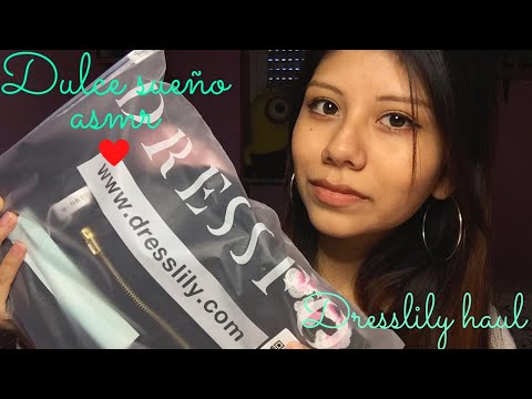 ASMR Español - Dresslily : whispered fashion haul + try on