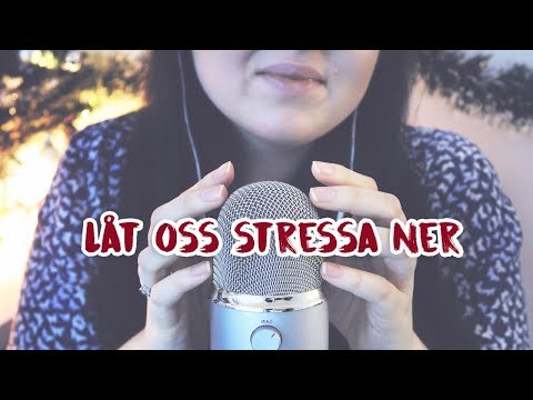 ASMR Stress Relief & Relaxation | Hand Sounds / Scratching & Tapping (Close Up Swedish Whisper)