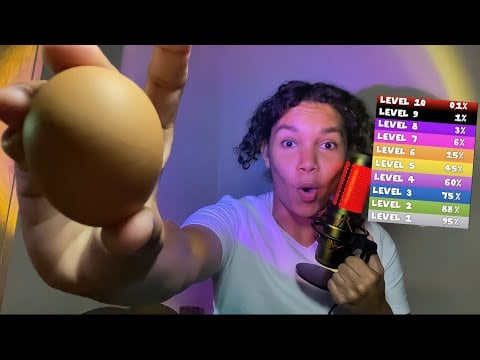 ASMR But ONLY 0.01% of PEOPLE CAN REACH LEVEL 10 | SENSITIVITY TINGLE TEST (with fast mouth sounds)