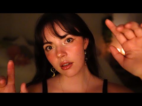 ASMR Cozy and Safe Affirmations For Sleep 😴 (low light, mic brushing)