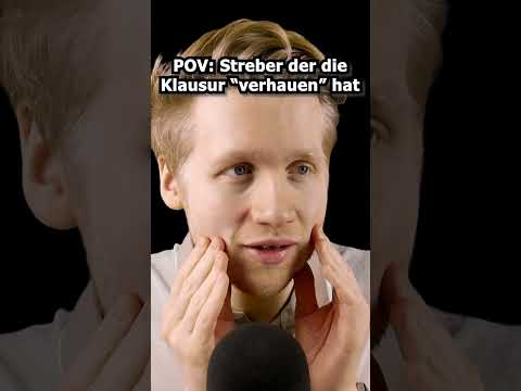 ASMR - POV: Streber der die Klausur verhauen hat! #shorts #asmr #roleplay #deutscheasmr
