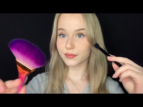 ASMR | Tracing Your Face (Brushing Sounds, Mic Scratching, Soft Spoken)