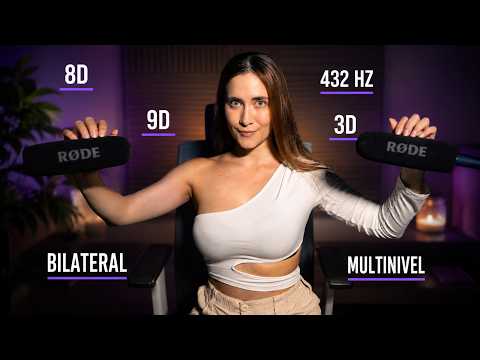 ASMR 432 hz, 3D,  MULTINIVEL, 8D, 9D Y BILATERAL! Tu Eliges | Asmr español | Asmr with Sasha
