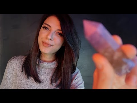 ASMR | Binaural Crystal Cleanse 💎 (Breathy Whispers, Positive Affirmations)