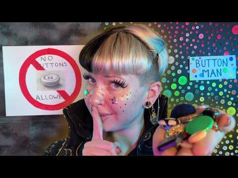 Button BAN!? Button Man Sells ILLEGAL Buttons! 😱 Soft Spoken ASMR for Sleep, Relaxation and Crime