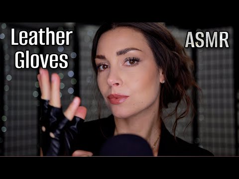 ASMR Half Leather Gloves Triggers 🖤