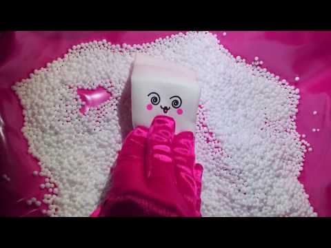 OPERA GL🍥VES💟 SATIN🎀 PINK 👀 CUTE🐽 SQUEEZY🐷[[ASMR]]