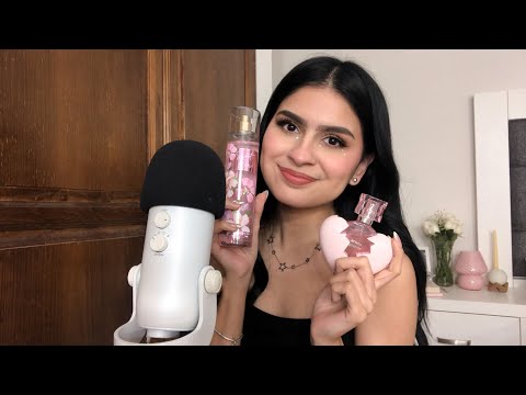 asmr mi colección de perfumes 🦢 (glass tapping, whispering)