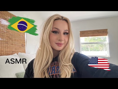 Switching between Portuguese and English *softspoken + whispered rambling* ASMR