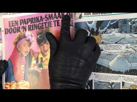 LEATHER GLOVES  🖤 READING IN DUTCH 🇳🇱  [[ASMR]]