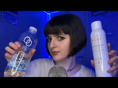 ASMR Liquid Sounds & Triggers💧💎 (water + spray)