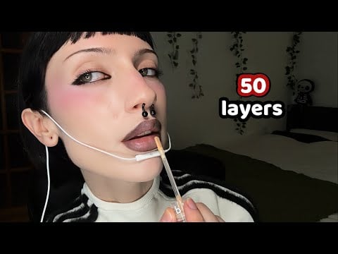 50 Layers of Lip Gloss on the Apple mic (experimental)