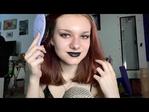 ASMR | Hair Brushing & Hair Play 💁🏻‍♀️ w/ Some Rambling, Tapping, & Scratching