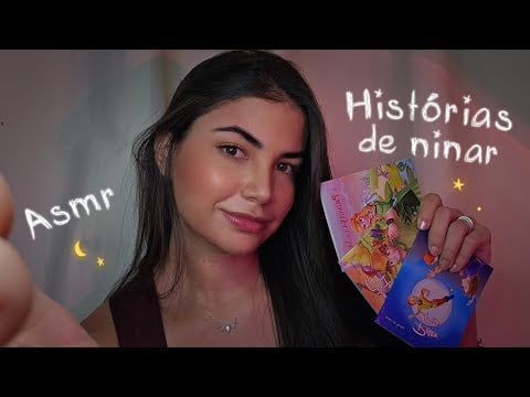 ASMR Contando histórias de ninar pra você dormir rapidinho (com som de chuva) 🌙☔️