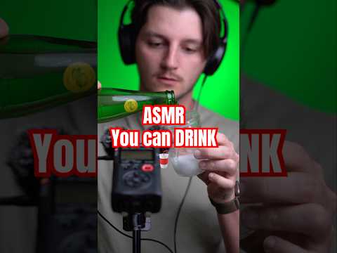 A “DRINK” for your EARS 👂👀  #asmr #tingles #liquid #sleep