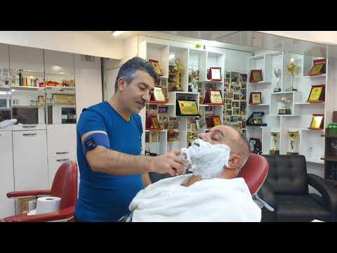 MAGIC ASMR SLEEP THERAPY WITH ASMR MUNUR ONKAN HEAVY FOAM BEARD SHAVE, FACE WAX, HAIR COLOR