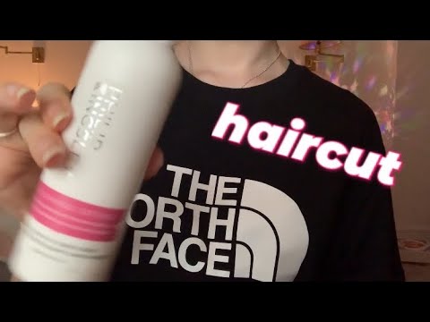 Asmr haircut in 1 minute ✂️